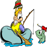 Fishing 084 Clip Art