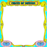 Circus Wagon Frame 1 Clip Art