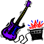 Guitar - Electric 30 Clip Art