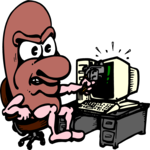 Computer - Shooting Clip Art