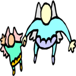 Angels 3 Clip Art