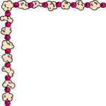 Popcorn Border 1 Clip Art