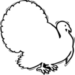 Turkey Frame 1 Clip Art