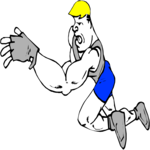 Athlete 13 Clip Art