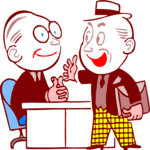 Boss & Employee 5 Clip Art