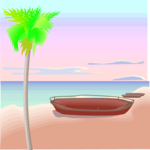 Beach Scene 08 Clip Art