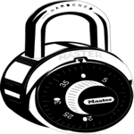 Lock - Combination 1 Clip Art