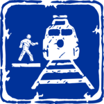 Railroad Xing 7 Clip Art