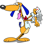 Dog - Card Tricks Clip Art