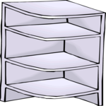 Shelves 4 Clip Art