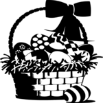 Easter Basket 05 Clip Art