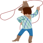 Cowboy 60 Clip Art