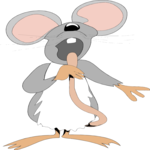 Mouse Singing 1 Clip Art