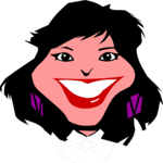 Smiling Woman 3 Clip Art