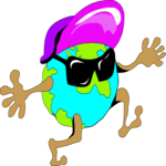 Earth Dude Clip Art