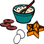 Baking Cookies 2 Clip Art