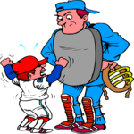 Baseball - Argument Clip Art