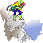 Mountain Climbing 26 Clip Art