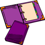 Binder - 3-Ring 3 Clip Art