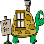 Turtle - For Rent Clip Art