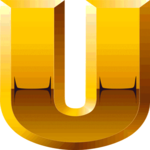 Gold  Condensed U Clip Art