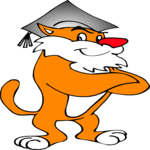 Graduate - Tiger 1 Clip Art