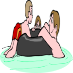 Innertubing 5 Clip Art