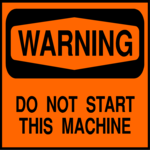 Don't Start Machine Clip Art