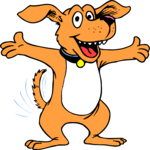 Dog - Excited 1 Clip Art