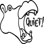 Quiet! Clip Art