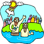 John Baptizing Jesus Clip Art