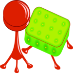 Table & Stool Clip Art