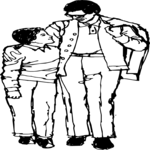 Father & Son 1 Clip Art