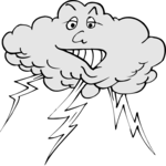 Lightning 13 Clip Art