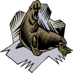 Elephant Seal 1 Clip Art