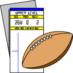 Football & Tickets Clip Art