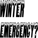 Winter Emergency Clip Art