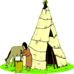 Teepee 18 Clip Art