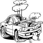 Cartoon - Overheated 3 Clip Art