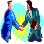 Handshake 4 Clip Art