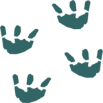 Pawprints 5 Clip Art