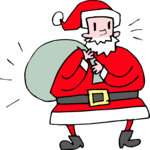 Santa & Sack 29 Clip Art