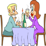 Romantic Dinner 3 Clip Art