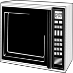 Microwave 02 Clip Art