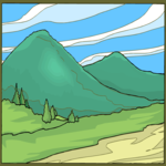 Mountains 178 Clip Art