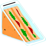 Sandwich - Packaged Clip Art