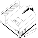 Slide Projector 4 Clip Art