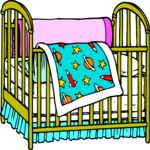 Crib 4 Clip Art