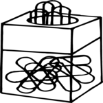 Paper Clip Holder Clip Art