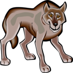 Wolf 06 Clip Art